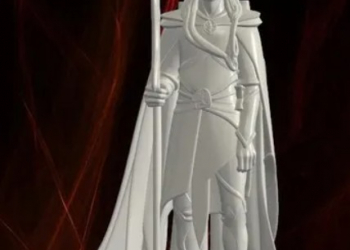 Guerrero Elfo con lanza